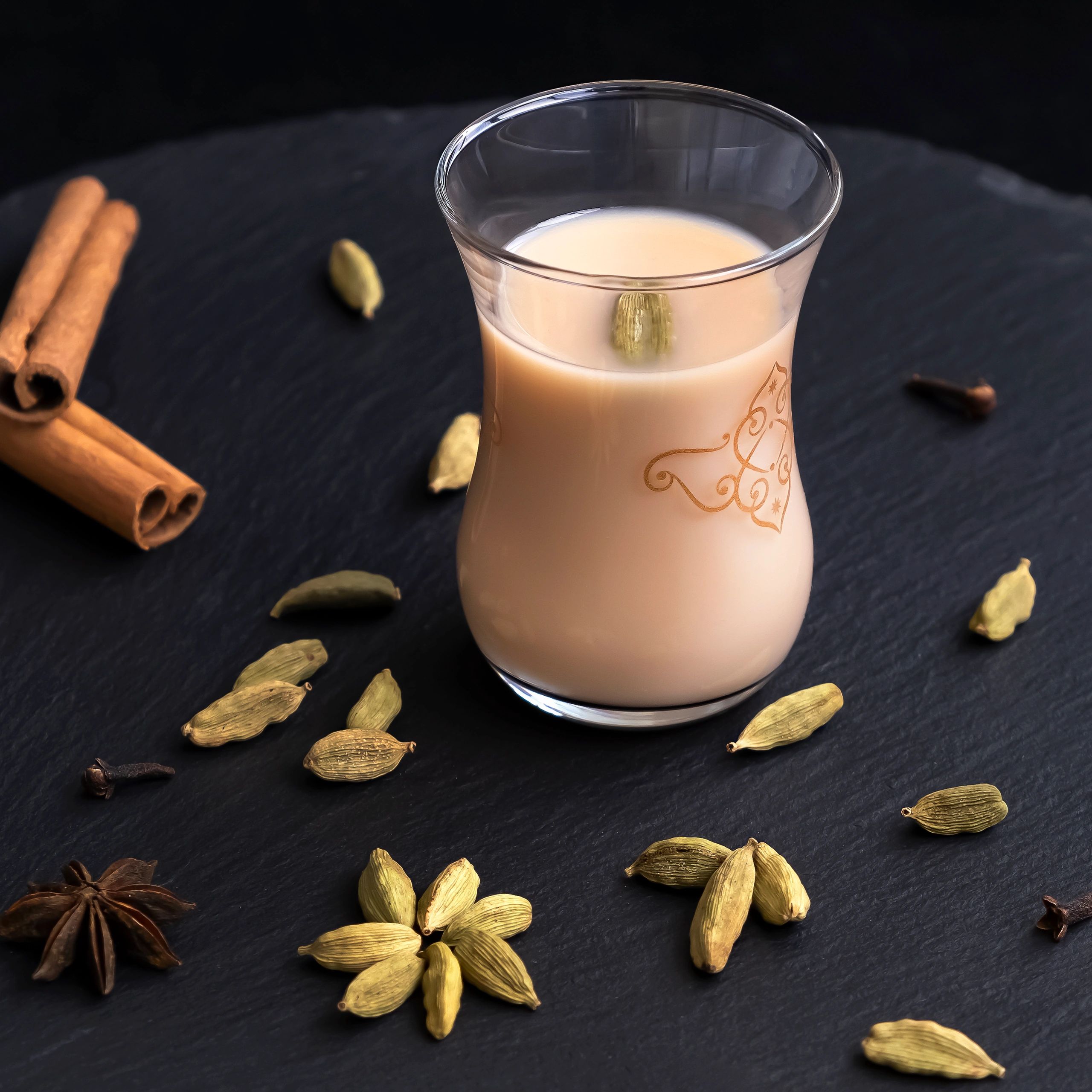 Traditional Pakistani chai in a cup